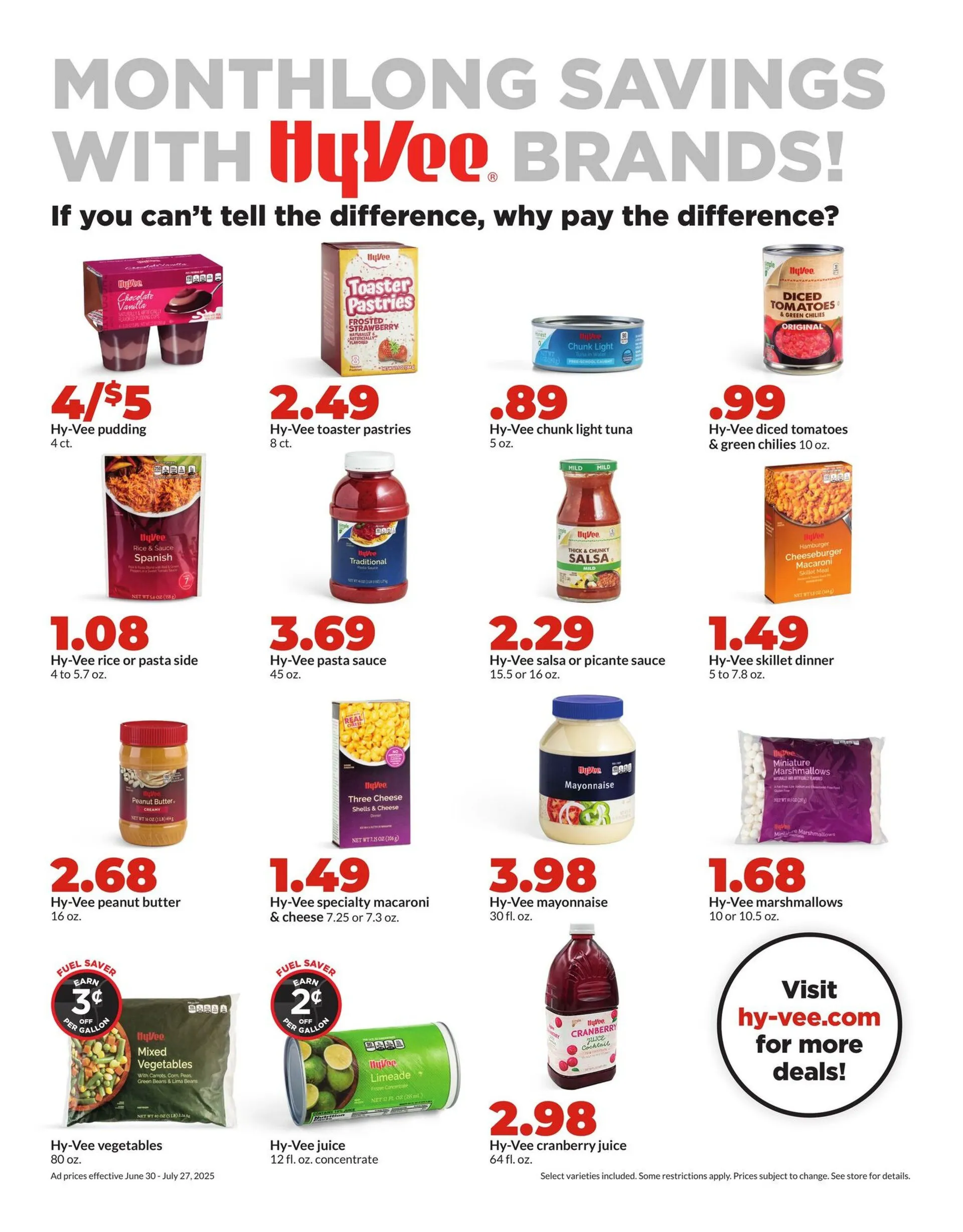 Weekly ad HyVee weekly ads from June 30 to July 27 2025 - Page 11