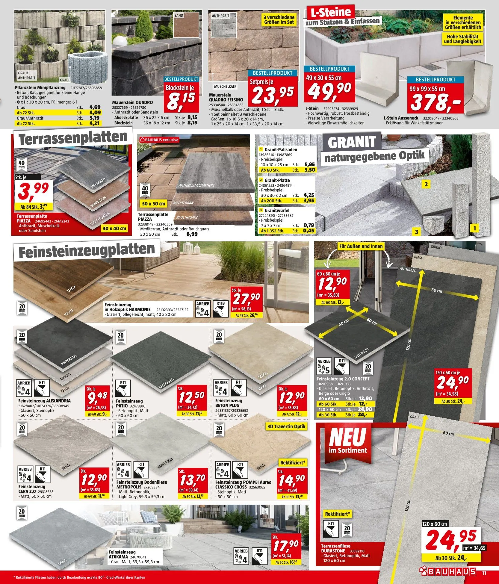 Bauhaus Deals von 30. Juni bis 14. Juli 2026 - Flugblätt seite 11