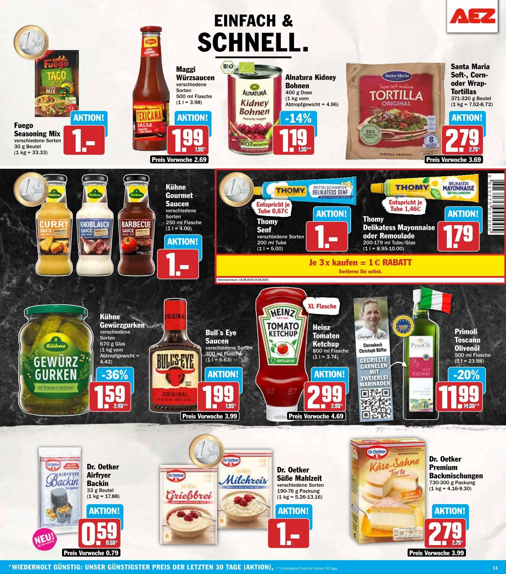 AEZ Prospekte - Aktuelle Angebote von 18. August bis 23. August 2025 - Prospekt seite 11