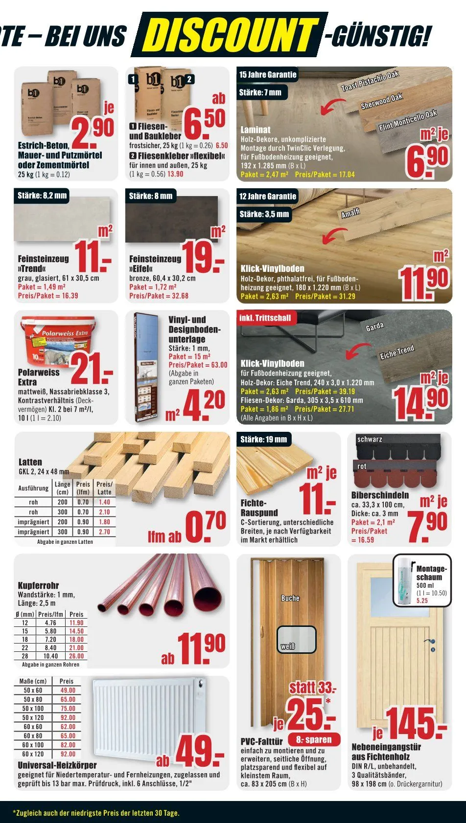 B1 Discount Baumarkt Angebote von 4. April bis 10. April 2026 - Prospekt seite 11