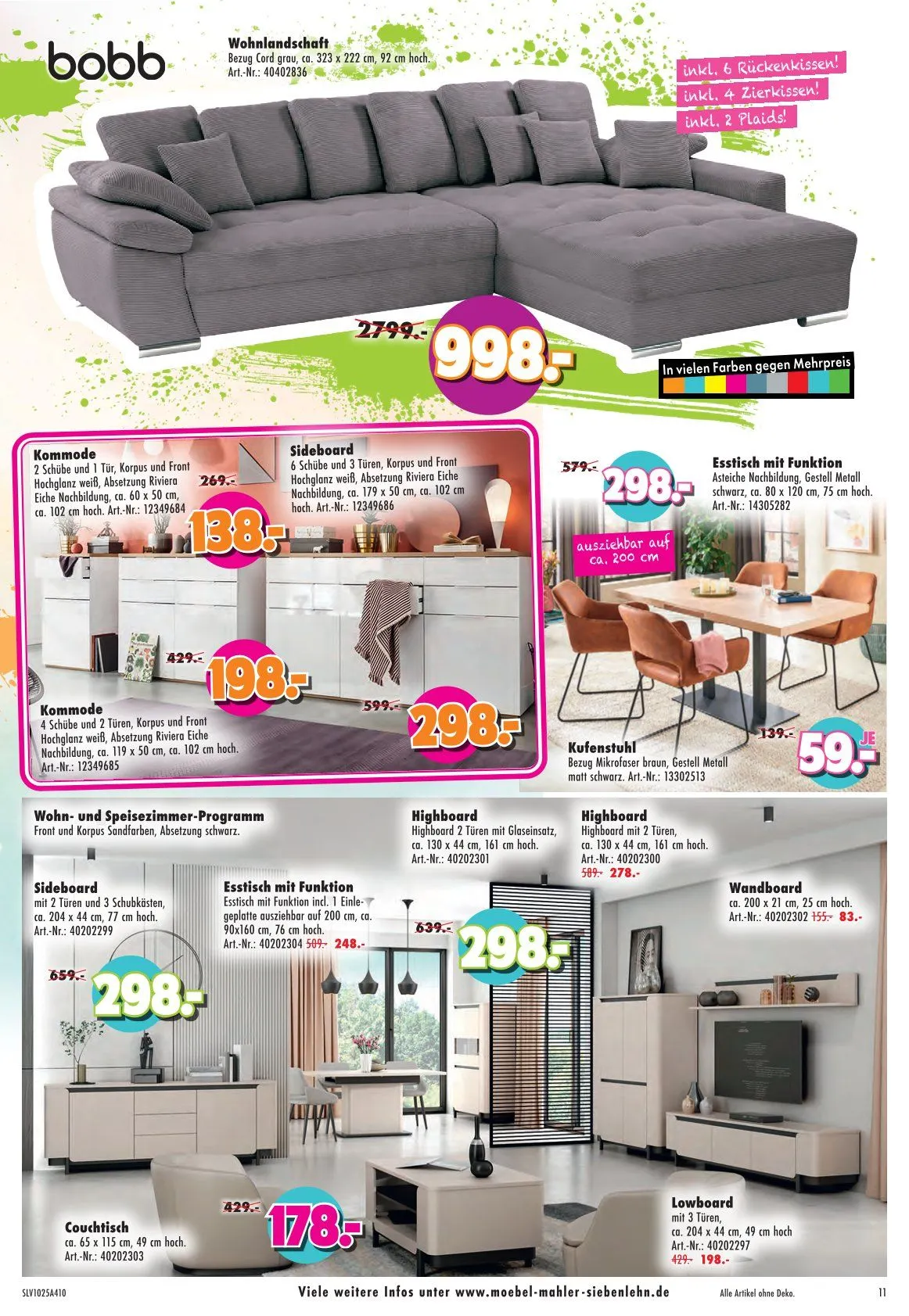 Möbel Mahler Prospekte von 29. Oktober bis 25. November 2025 - Prospekt seite 11