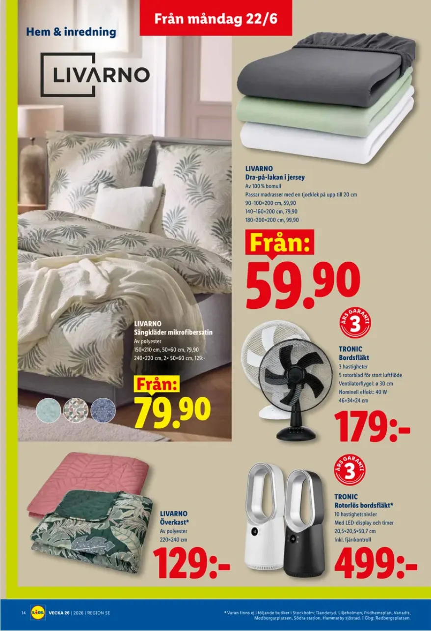 Senaste Lidl erbjudanden från 22 juni till 28 juni 2026 - Reklamblad sidor 11
