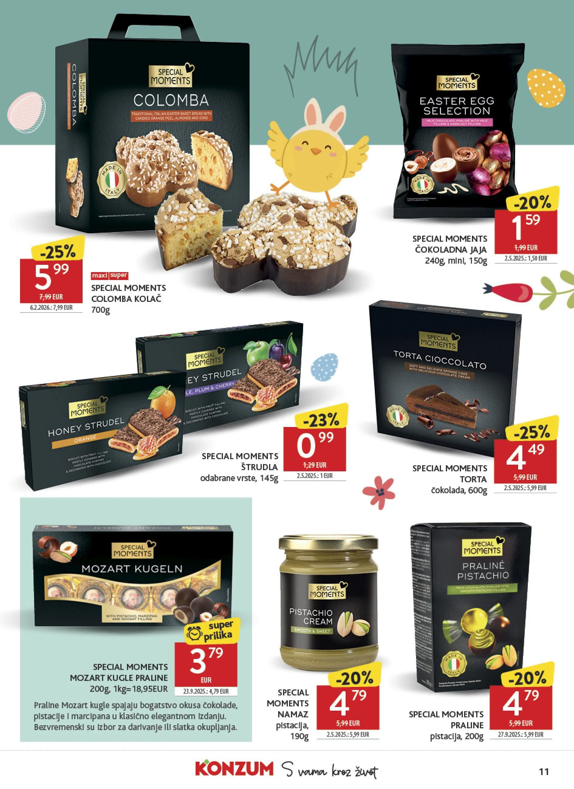 Katalog Konzum od 25. ožujka do 4. travnja 2026. - Pregled Stranica 11