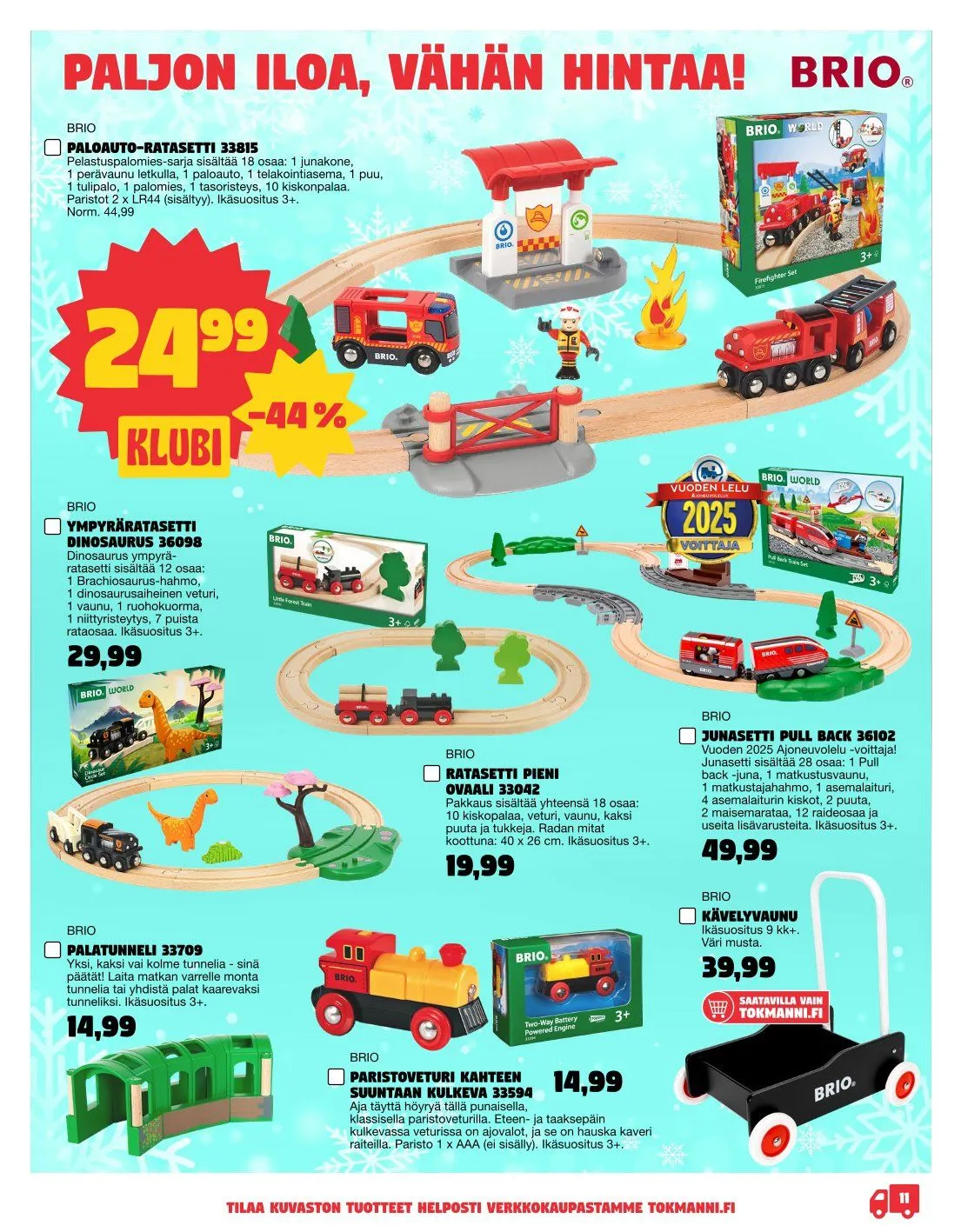  Tokmanni Tarjoukset voimassa alkaen 3. marraskuuta - 24. joulukuuta 2025 - Tarjouslehti sivu 11