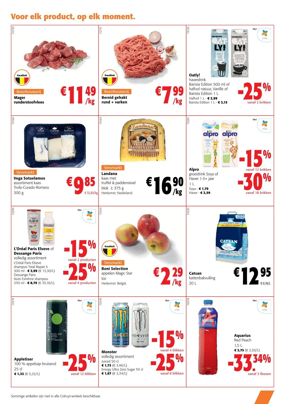 Speciale promoties van Colruyt van 2 januari tot 14 januari 2025 - folder pagina 11
