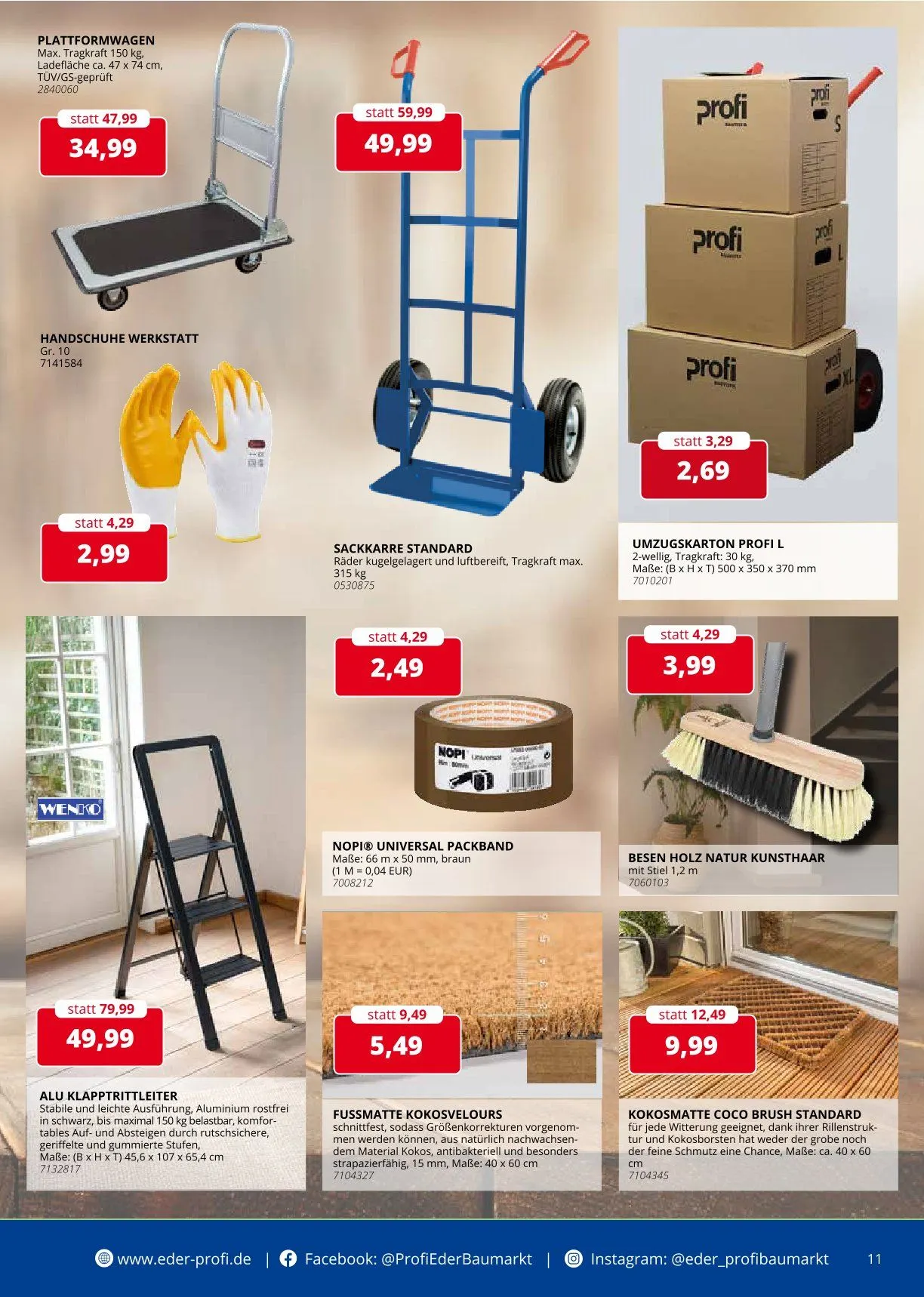 Eder Profi Prospekte von 18. Februar bis 28. Februar 2026 - Prospekt seite 11