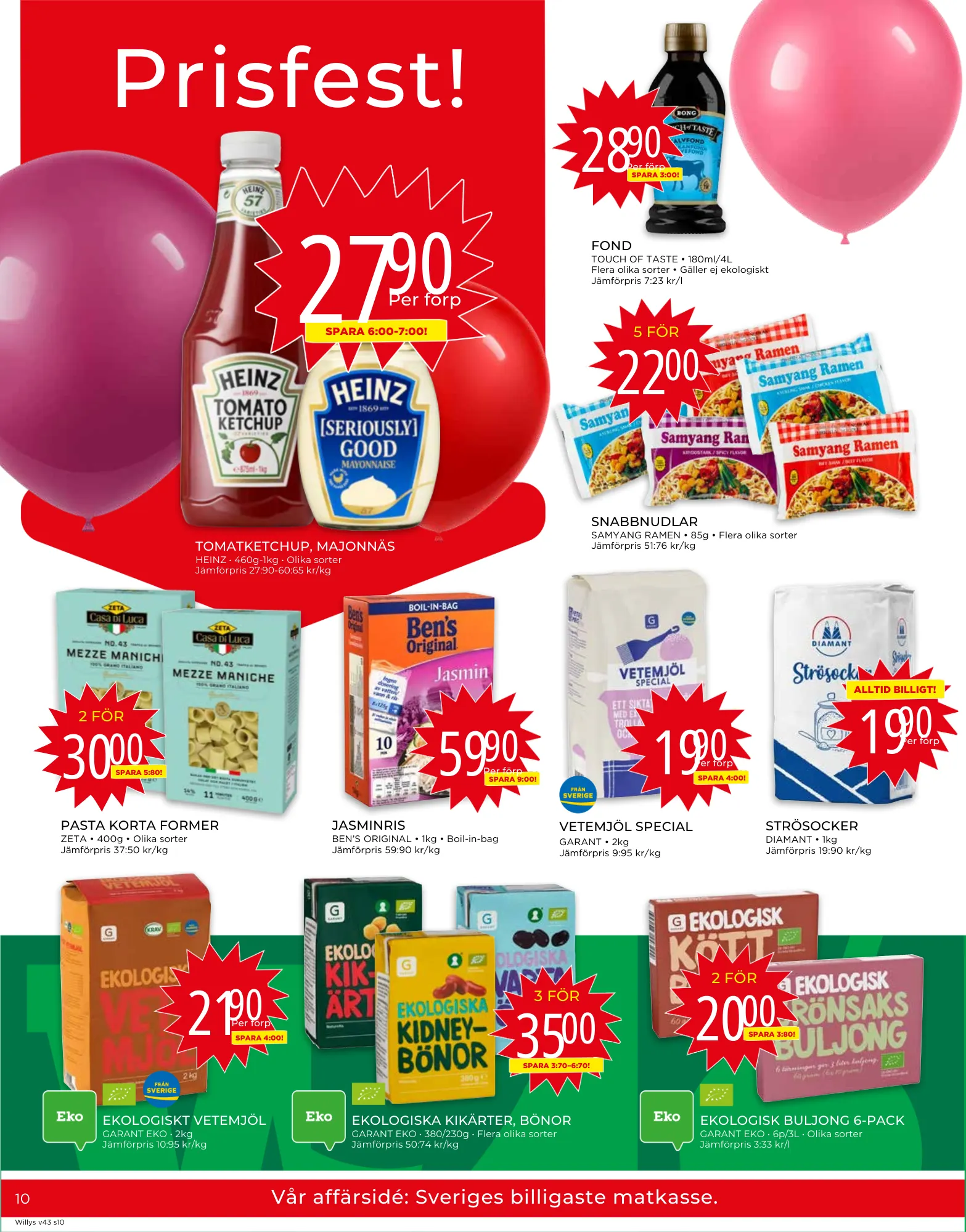 Willyss specialerbjudanden från 21 oktober till 27 oktober 2024 - Reklamblad sidor 10