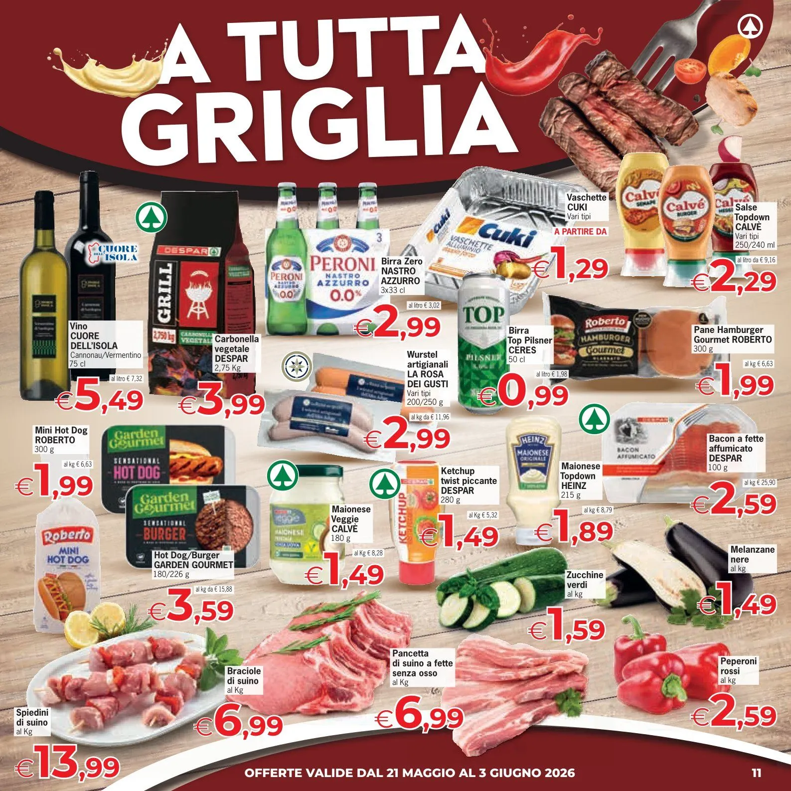 Volantini Eurospar da 21 maggio a 3 giugno di 2026 - Pagina del volantino 11