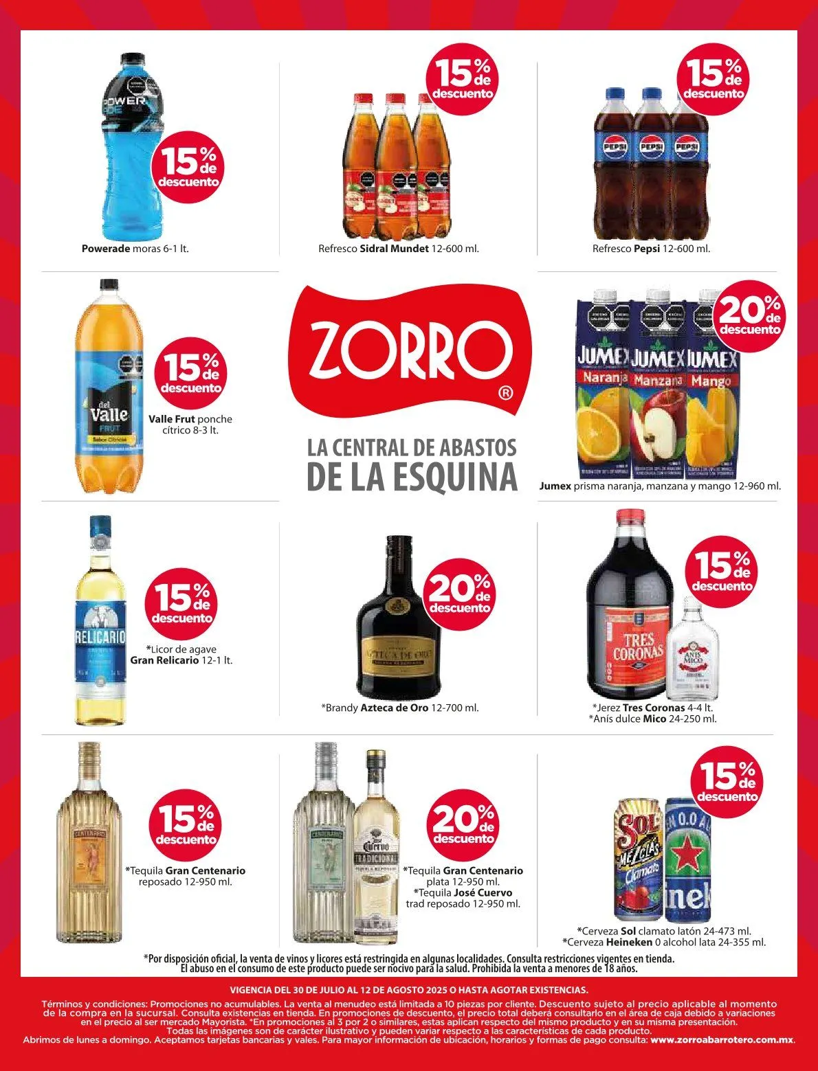 Catálogo de Zorro Ofertas 30 de julio al 12 de agosto 2025 - Pagina 11