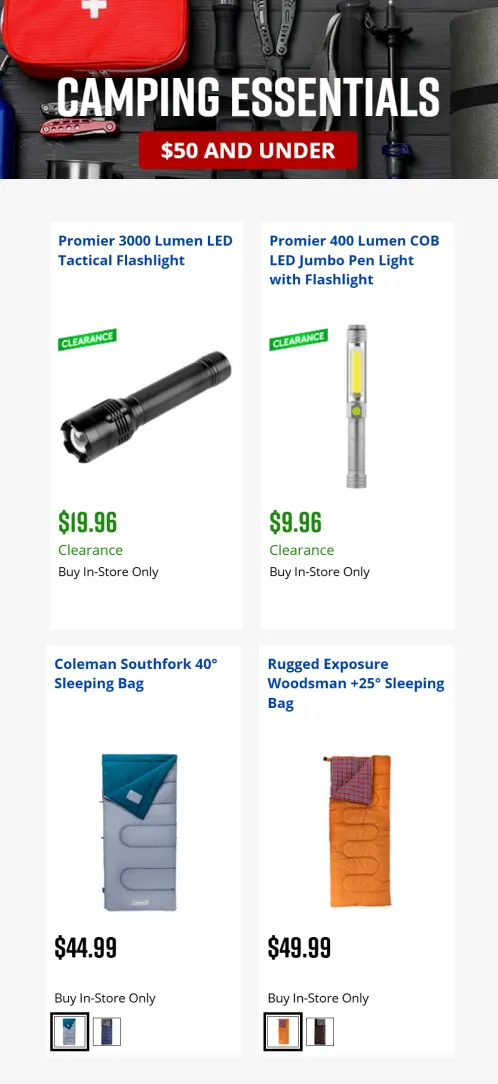 Weekly ad Camping Essentials from April 9 to April 17 2025 - Page 9