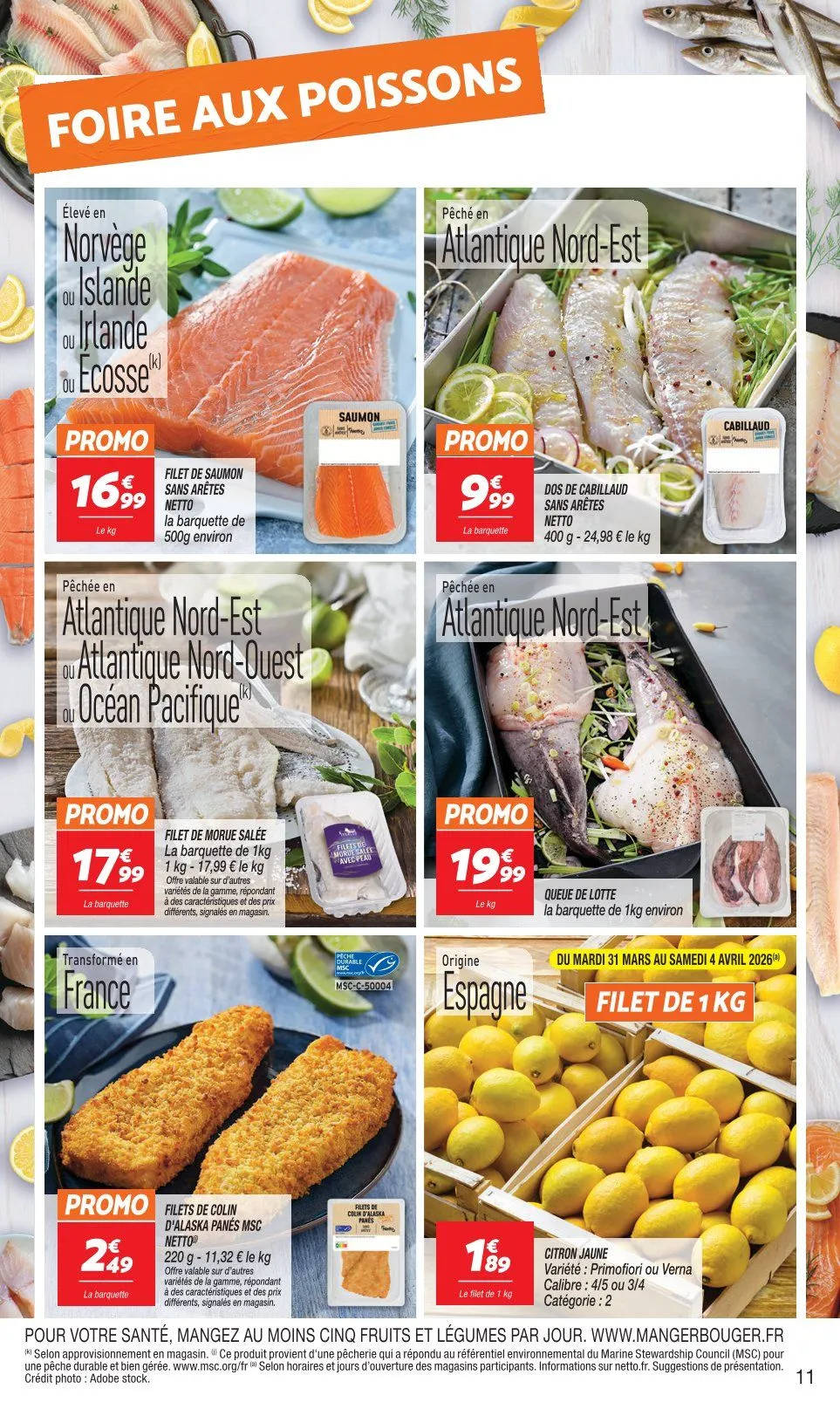  Netto Caatalogue du 31 mars au 6 avril 2026 - Catalogue page 11