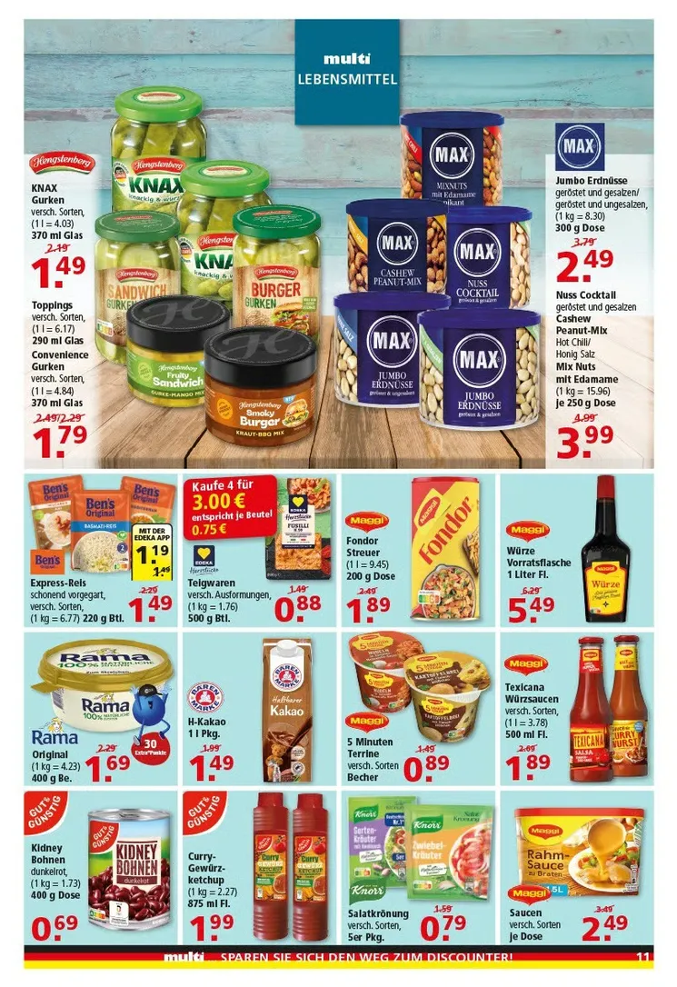  Multi Markt Angebote von 15. Juni bis 20. Juni 2026 - Prospekt seite 11