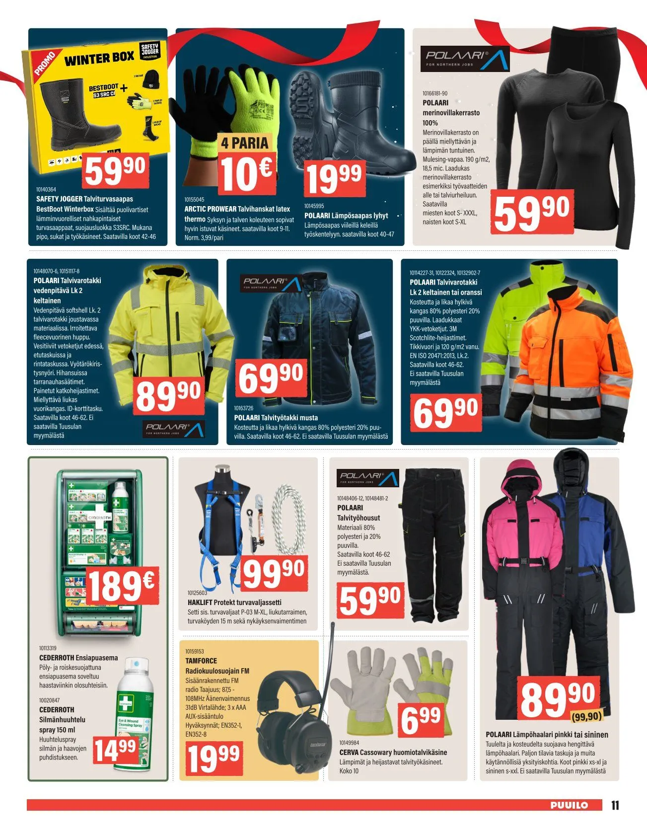 Puuilo Tarjoukset voimassa alkaen 24. marraskuuta - 7. joulukuuta 2025 - Tarjouslehti sivu 11