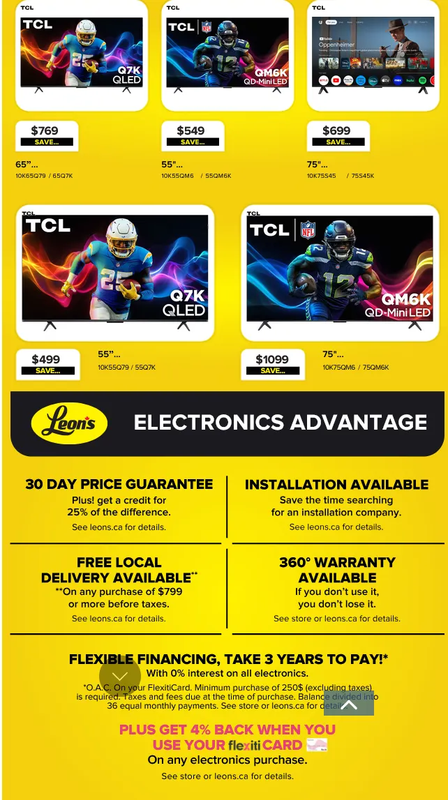 Leon's Sales from April 9 to April 15 2026 - flyer page 7