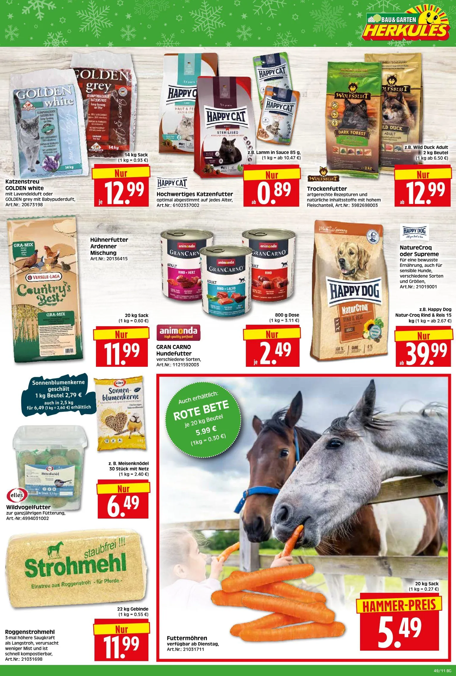 Herkules Baumarkt Angebote von 1. Dezember bis 6. Dezember 2025 - Prospekt seite 11