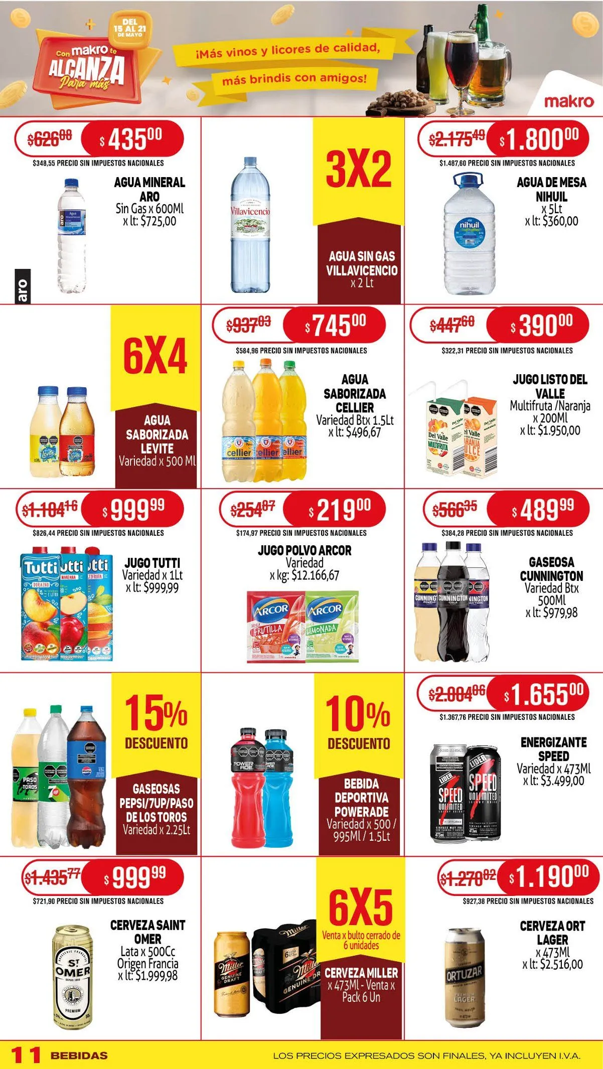 Ofertas de Ofertas Makro 15 de mayo al 21 de mayo 2025 - Página 11 del catálogo