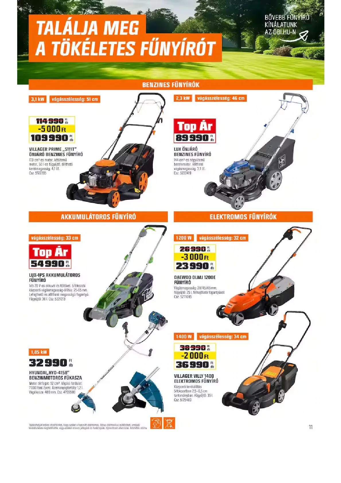 Katalógus OBI legfrissebb ajánlatai március 9.-tól március 29.-ig 2026. - Oldal 11