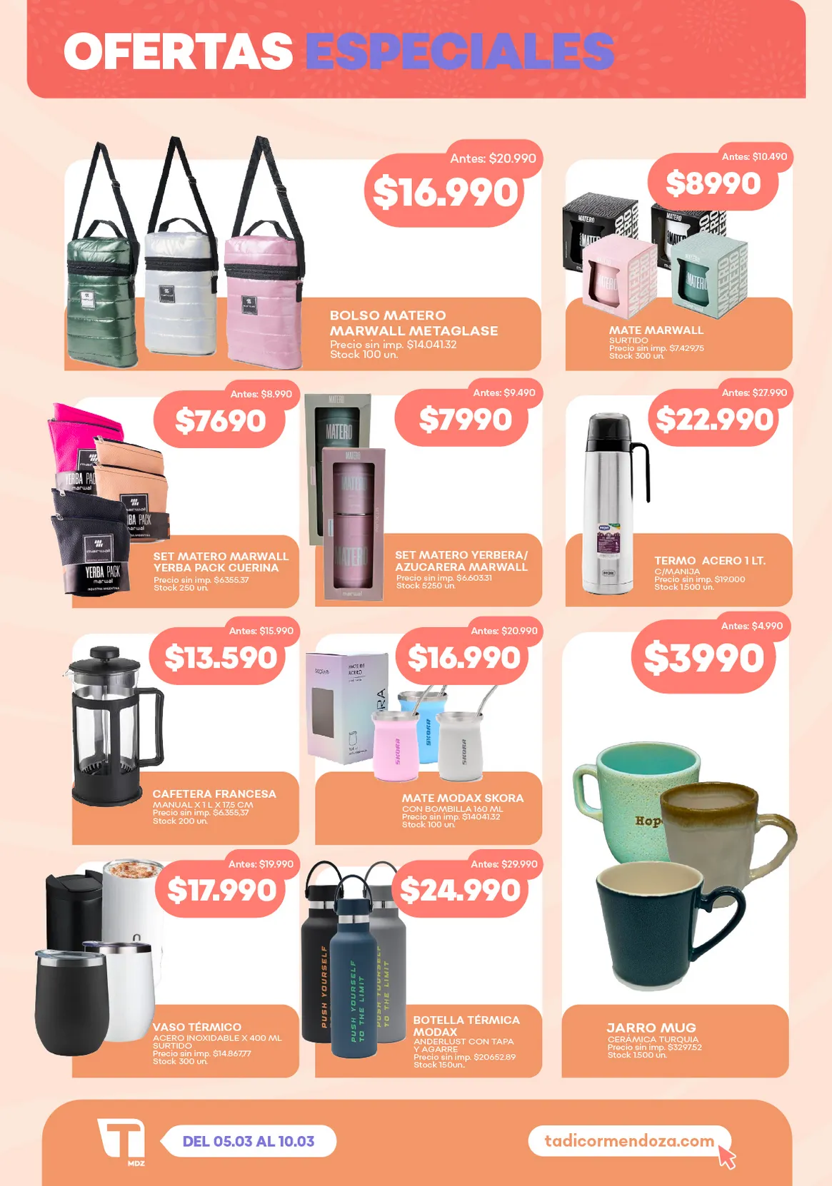 Ofertas de  Supermercados Tadicor Ofertas 5 de marzo al 10 de marzo 2026 - Página 11 del catálogo