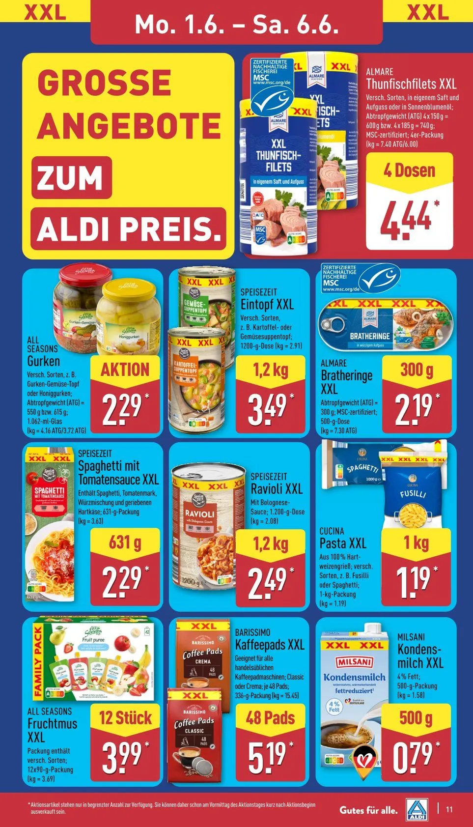 ALDI Nord Prospekte - Aktuelle Angebote von 1. Juni bis 6. Juni 2026 - Prospekt seite 11