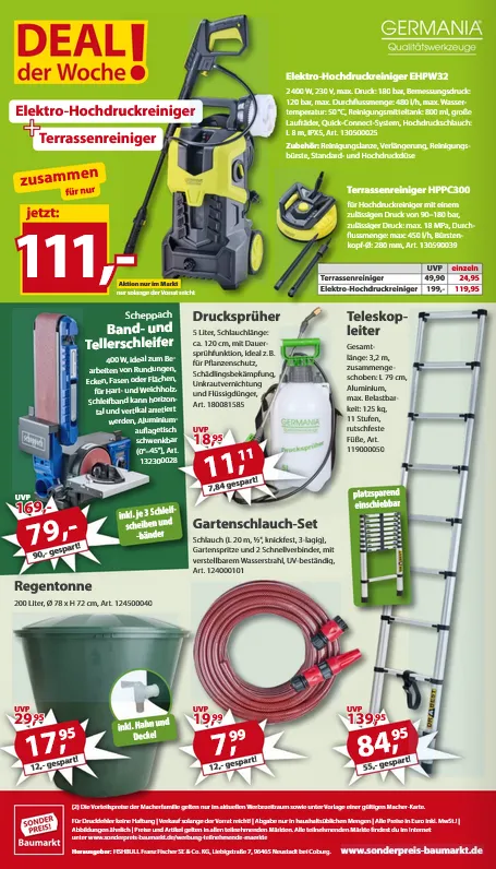  Sonderpreis-Baumarkt Angebote von 25. April bis 1. Mai 2026 - Prospekt seite 11