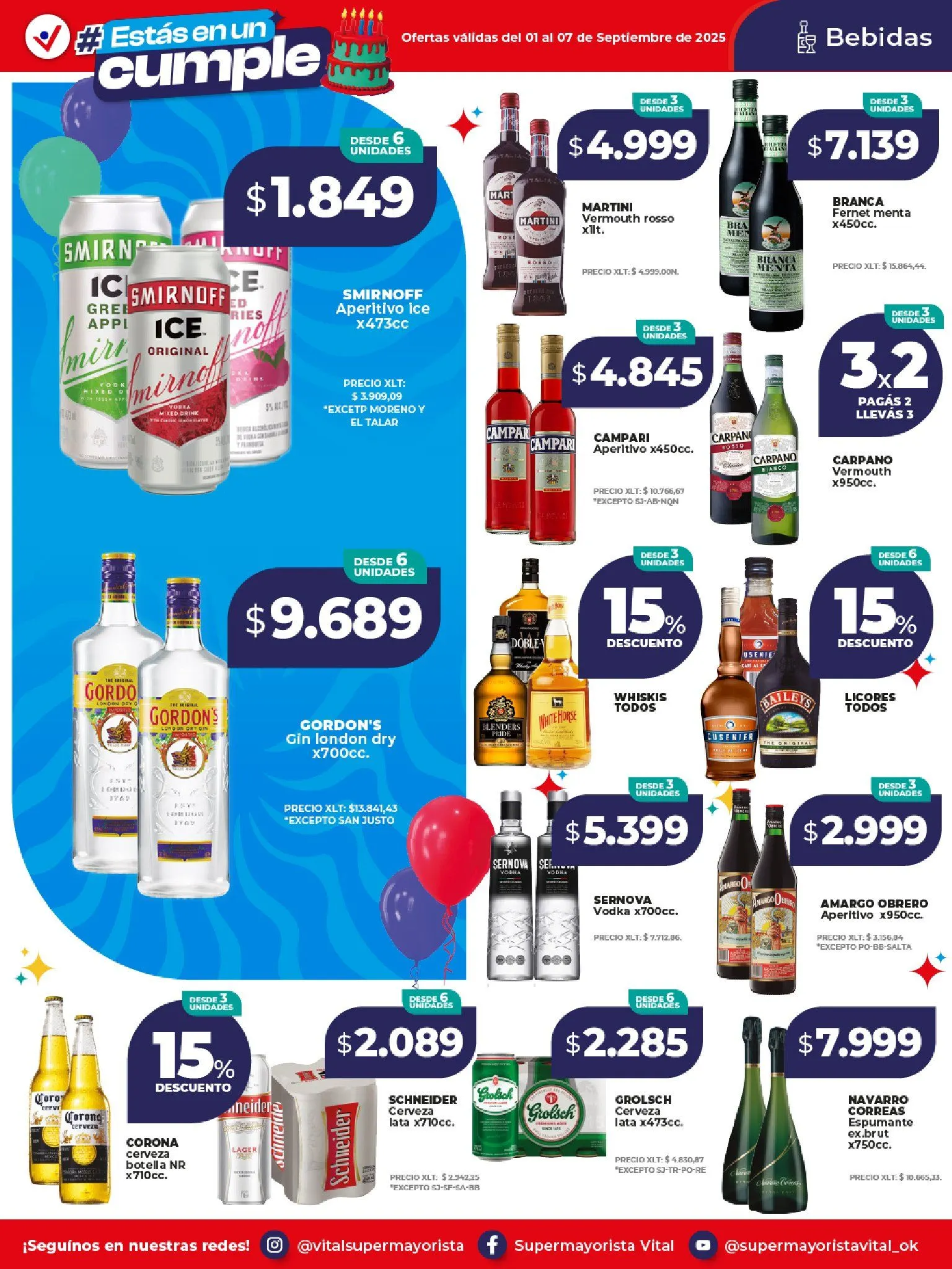 Ofertas de  Vital Ofertas 1 de septiembre al 7 de septiembre 2025 - Página 11 del catálogo