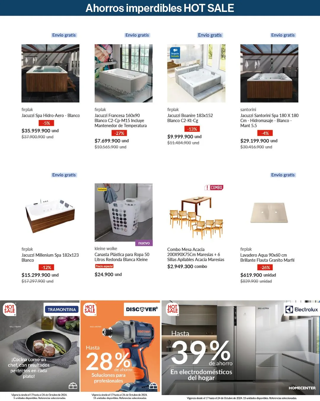 Catalogo de Homecenter Ofertas Hot Sale! 17 de octubre al 21 de octubre 2024 - Pag 10