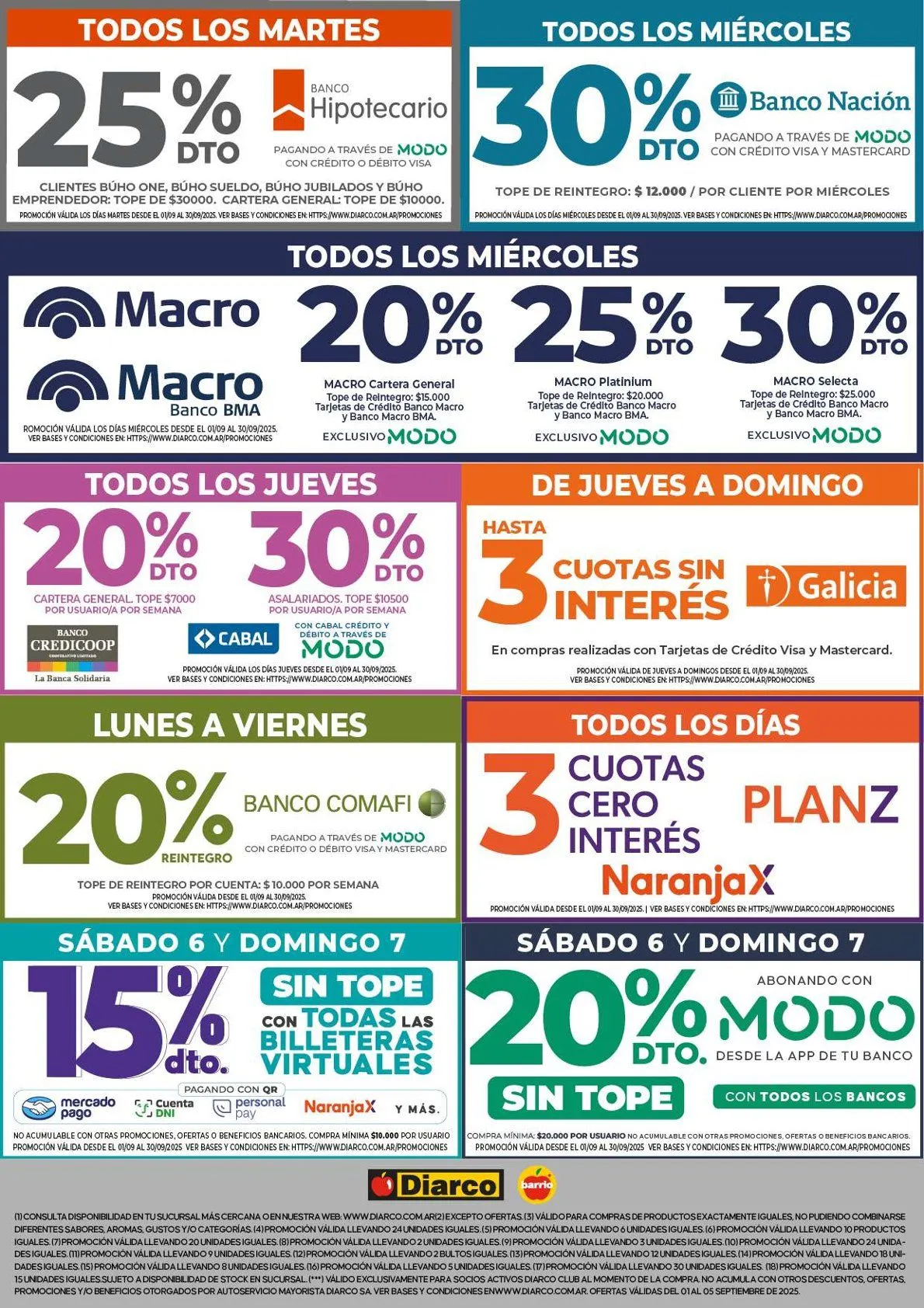 Ofertas de Ofertas Diarco 1 de septiembre al 5 de septiembre 2025 - Página 11 del catálogo