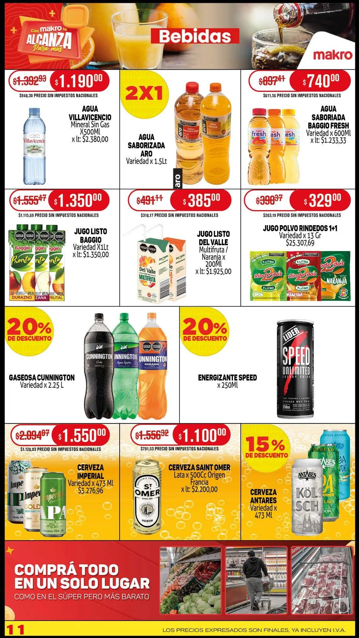 Ofertas de Ofertas Makro  2 de octubre al 9 de octubre 2025 - Página 11 del catálogo