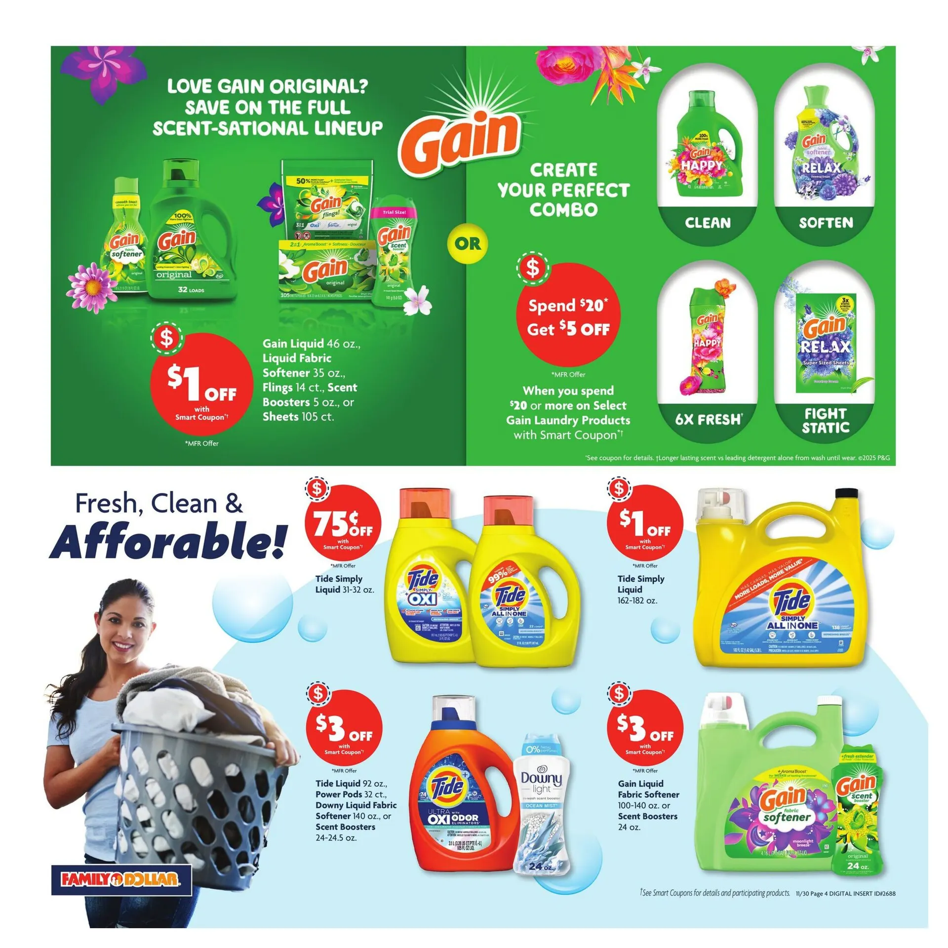Weekly promotion Family Dollar Sales spanning from November 30 to December 6 2025 - Page 11 for Catalogue 365