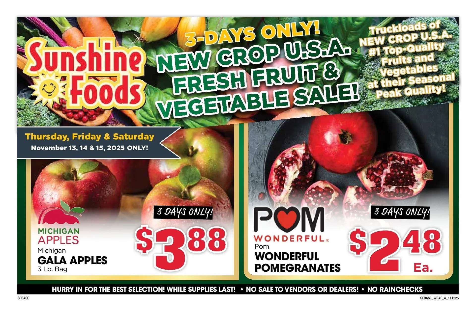 Weekly ad Sunshine Foods Sales from November 12 to November 18 2025 - Page 11