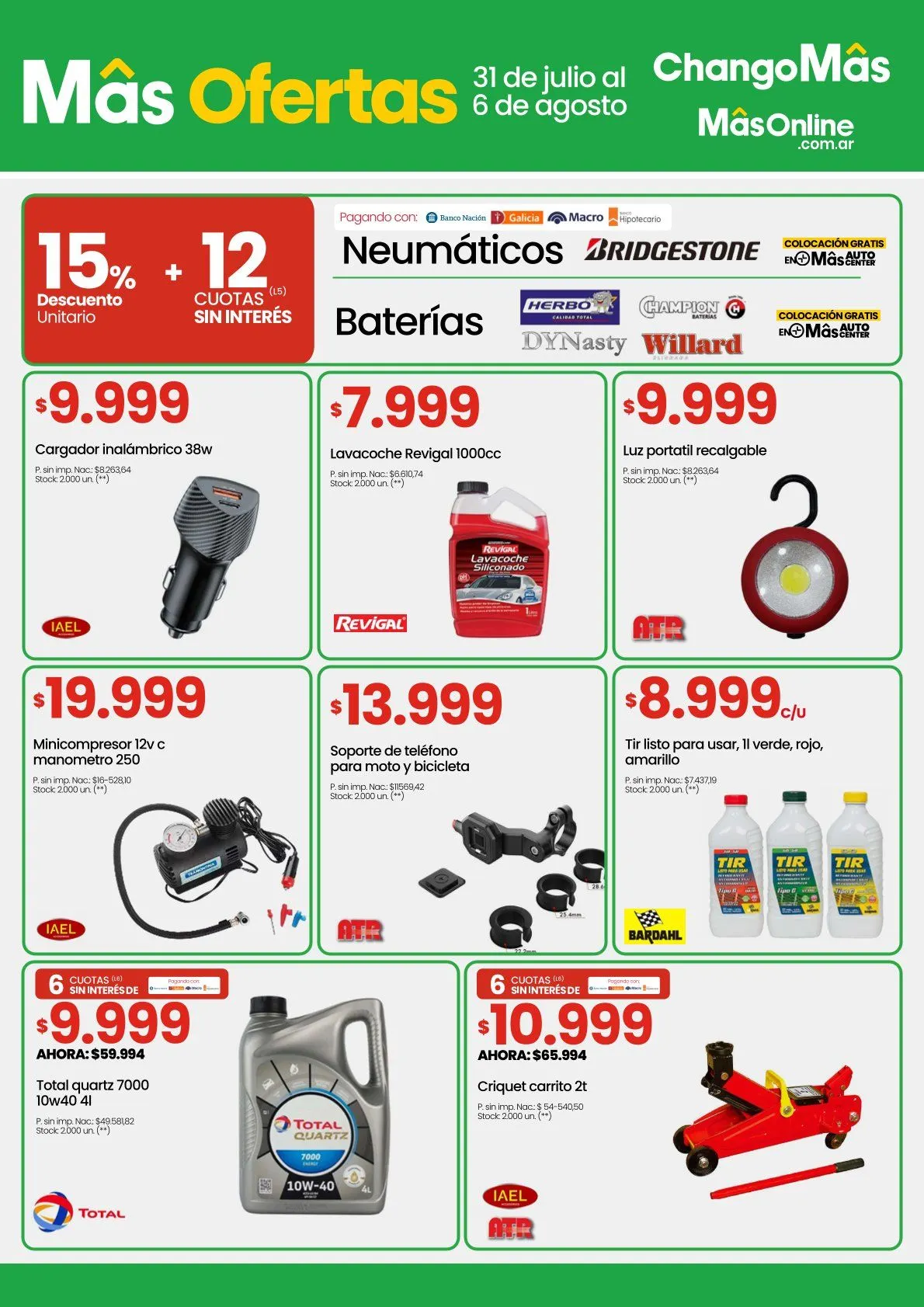 Ofertas de Ofertas Changomas 31 de julio al 6 de agosto 2025 - Página 11 del catálogo