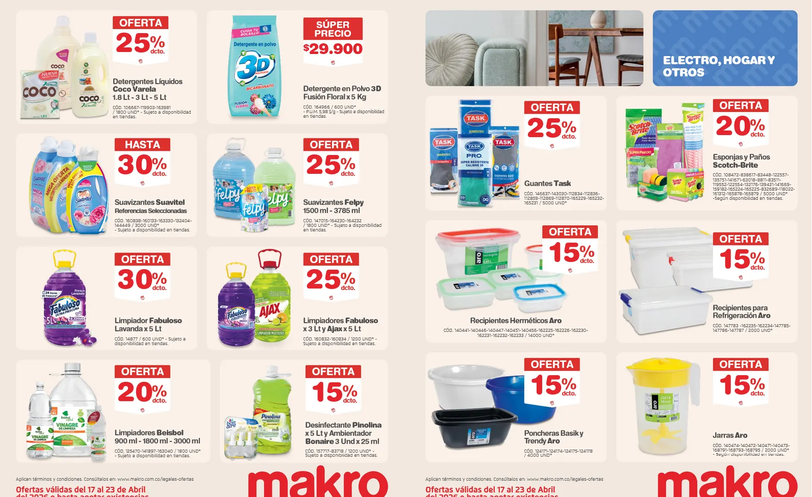 Catalogo de  Makro Ofertas 17 de abril al 23 de abril 2026 - Pag 11