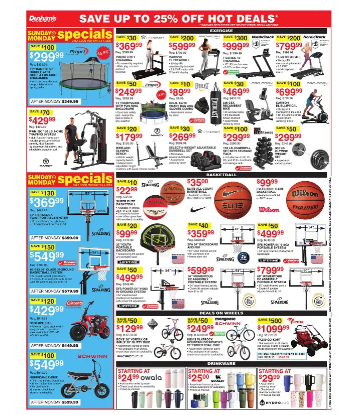 Weekly promotion Dunham's Sports spanning from May 2 to May 7 2026 - Page 12 for Catalogue 365