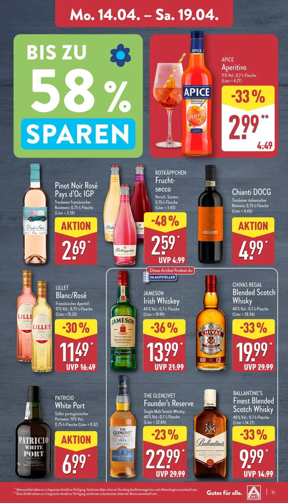 ALDI Aktuell Angebote von 14. April bis 19. April 2025 - Prospekt seite 11