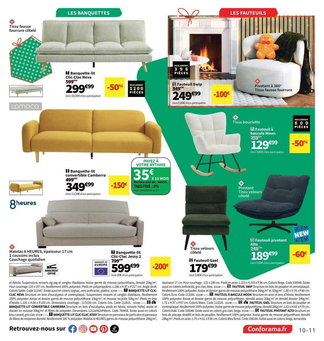 Catalogues Conforama du 28 octobre au 25 décembre 2025 - Catalogue page 11