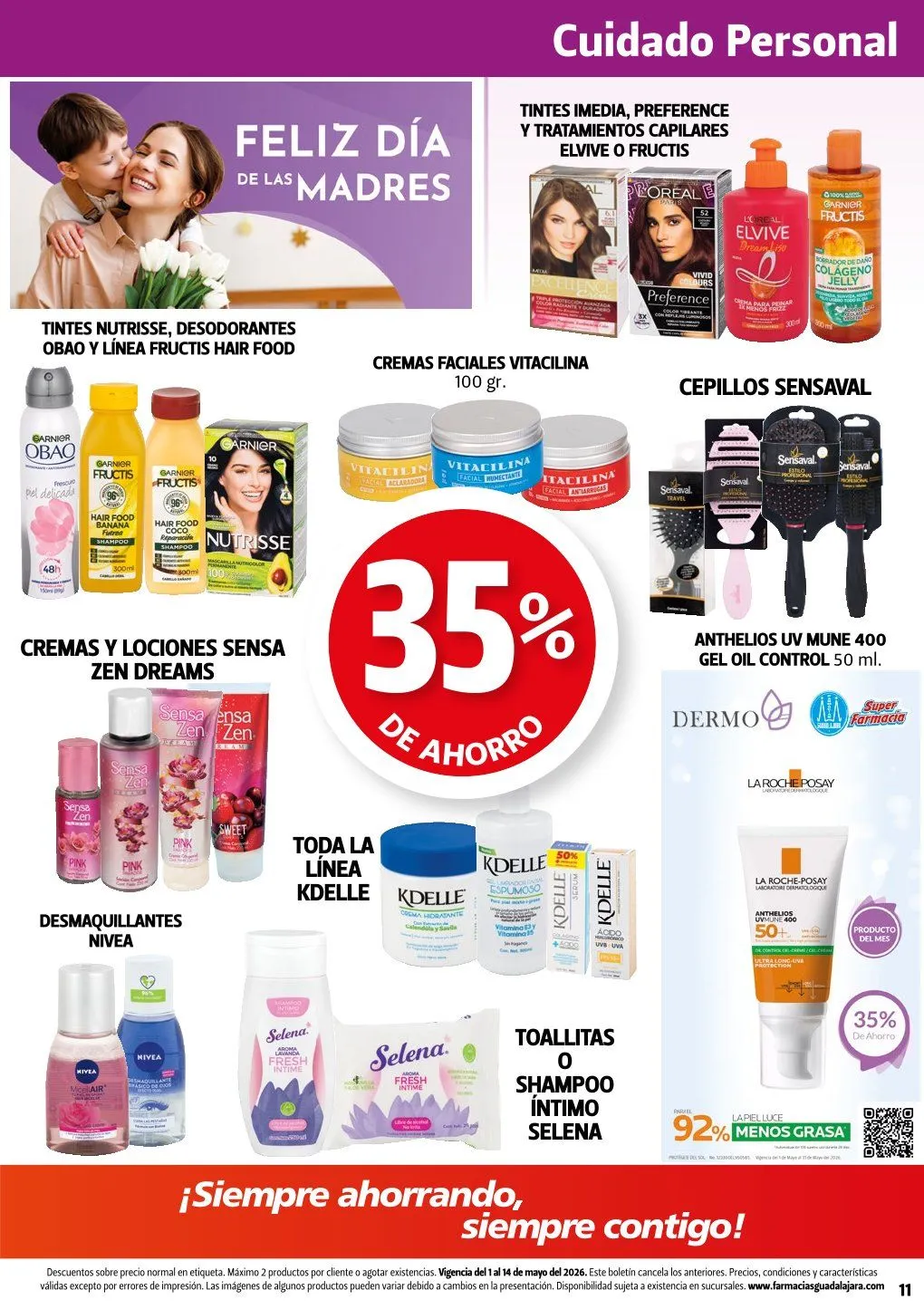 Catálogo de Farmacia Guadalajara Ofertas 1 de mayo al 14 de mayo 2026 - Pagina 11