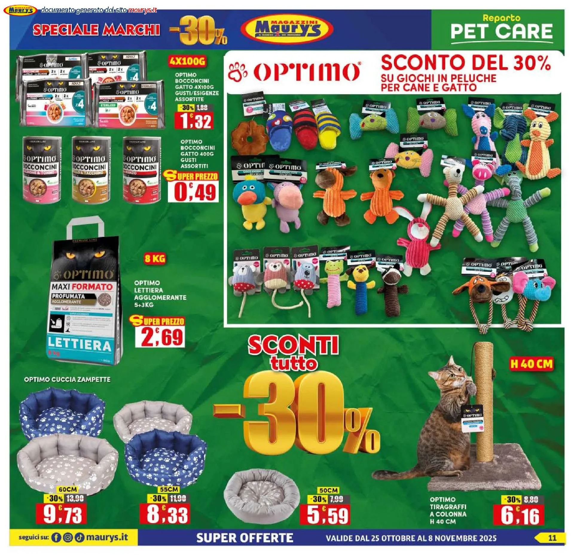 Maury's Volantino da 25 ottobre a 8 novembre di 2025 - Pagina del volantino 11