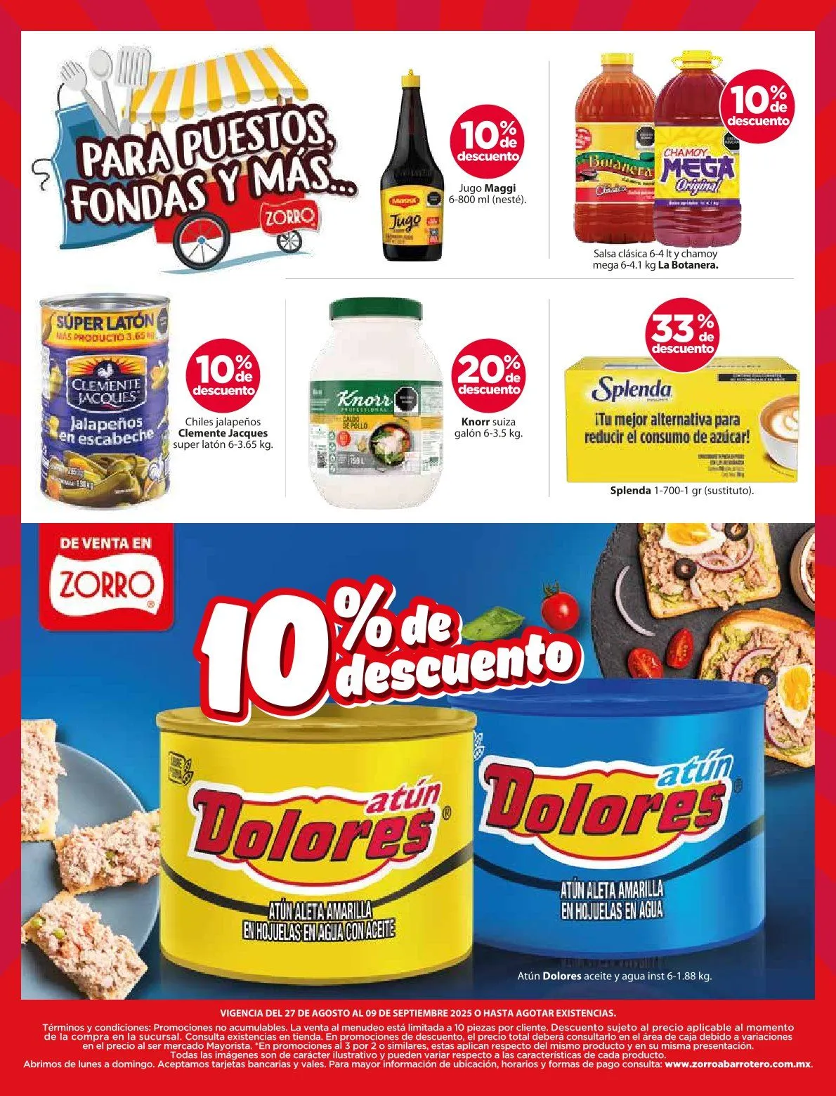 Catálogo de Zorro Ofertas 27 de agosto al 9 de septiembre 2025 - Pagina 11