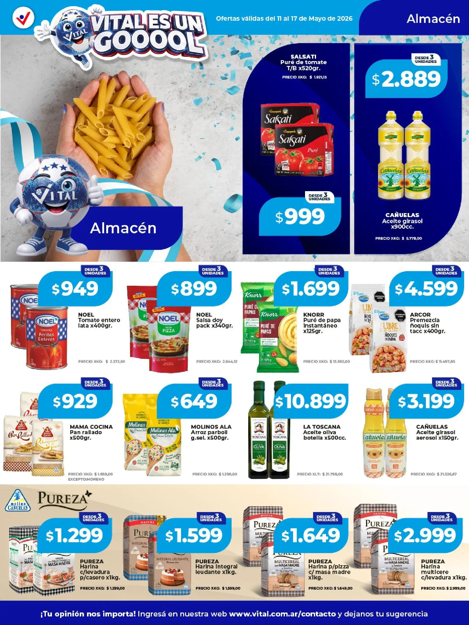 Ofertas de  Vital Ofertas 11 de mayo al 17 de mayo 2026 - Página 11 del catálogo