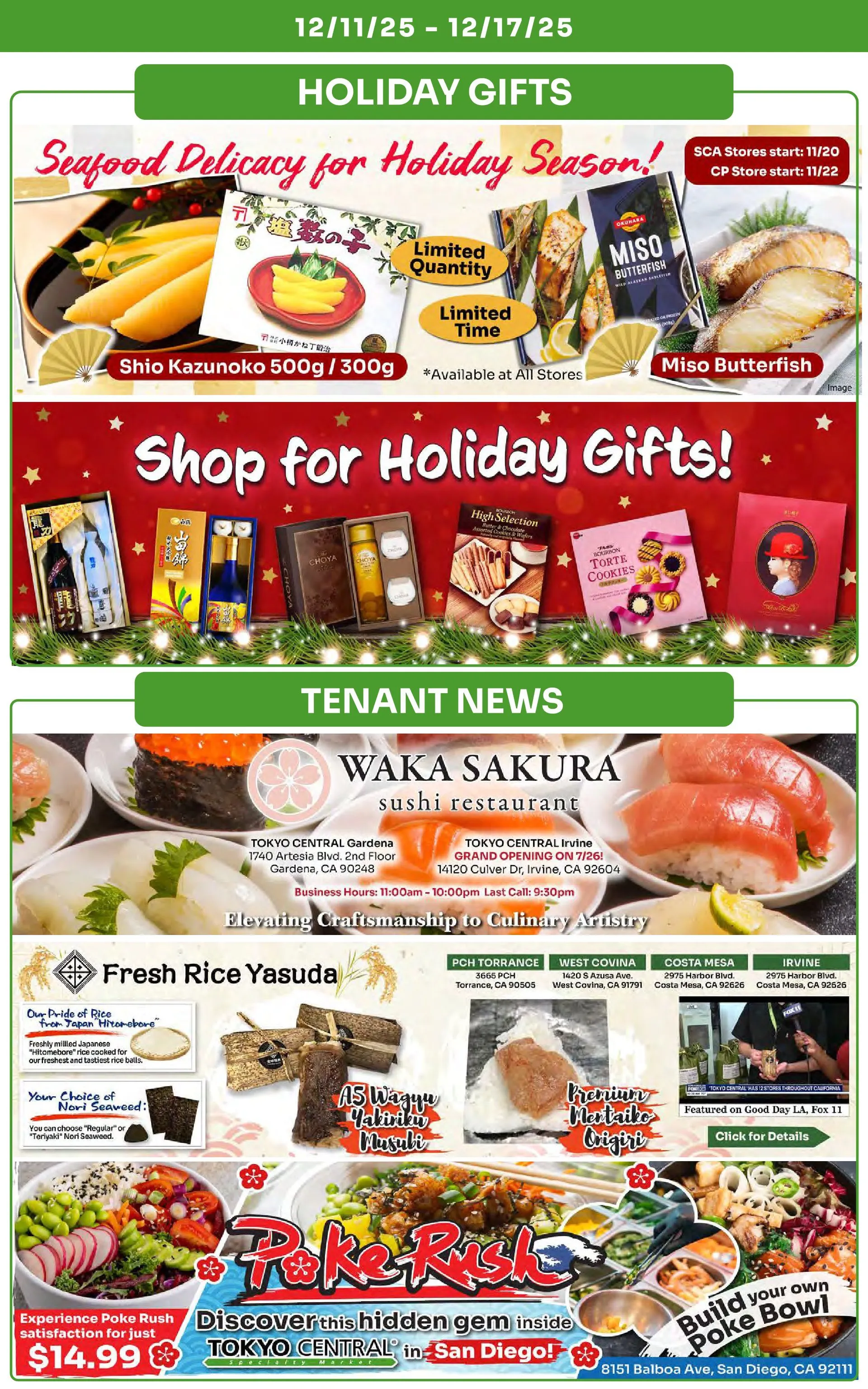 Weekly ad Tokyo Central Specialty Market Sales from December 11 to December 17 2025 - Page 11