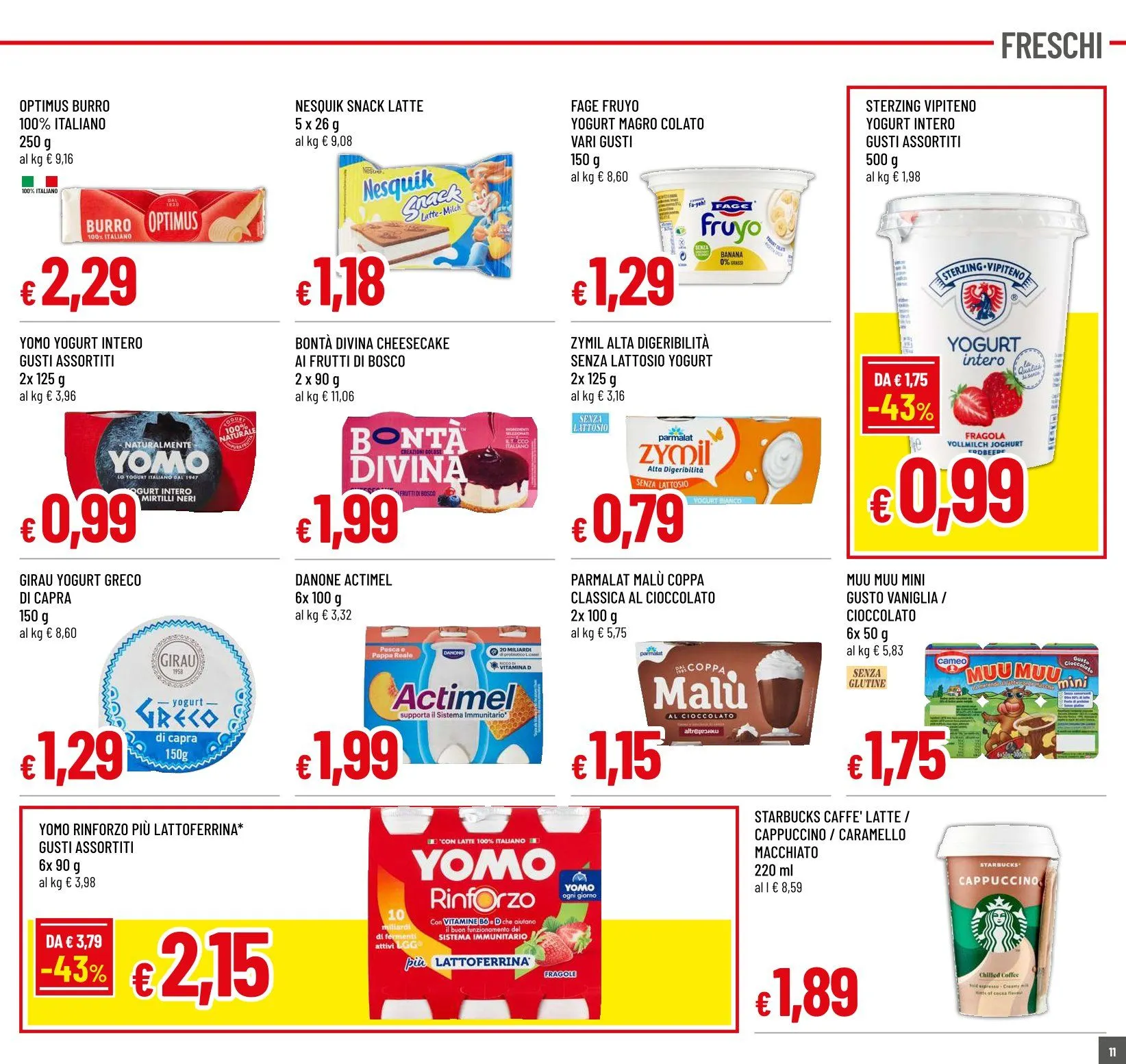 Volantini Famila da 7 aprile a 22 aprile di 2026 - Pagina del volantino 11