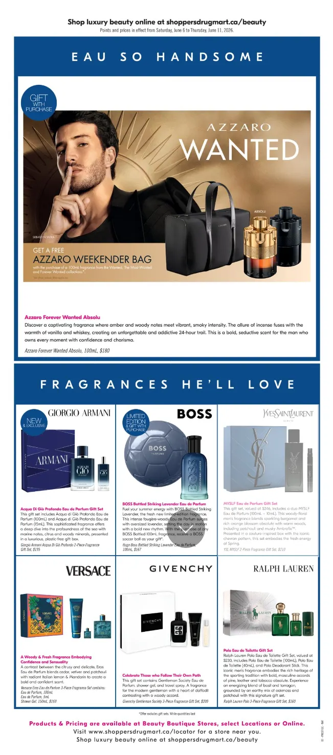  Shoppers Drug Mart Sales from June 6 to June 11 2026 - flyer page 11