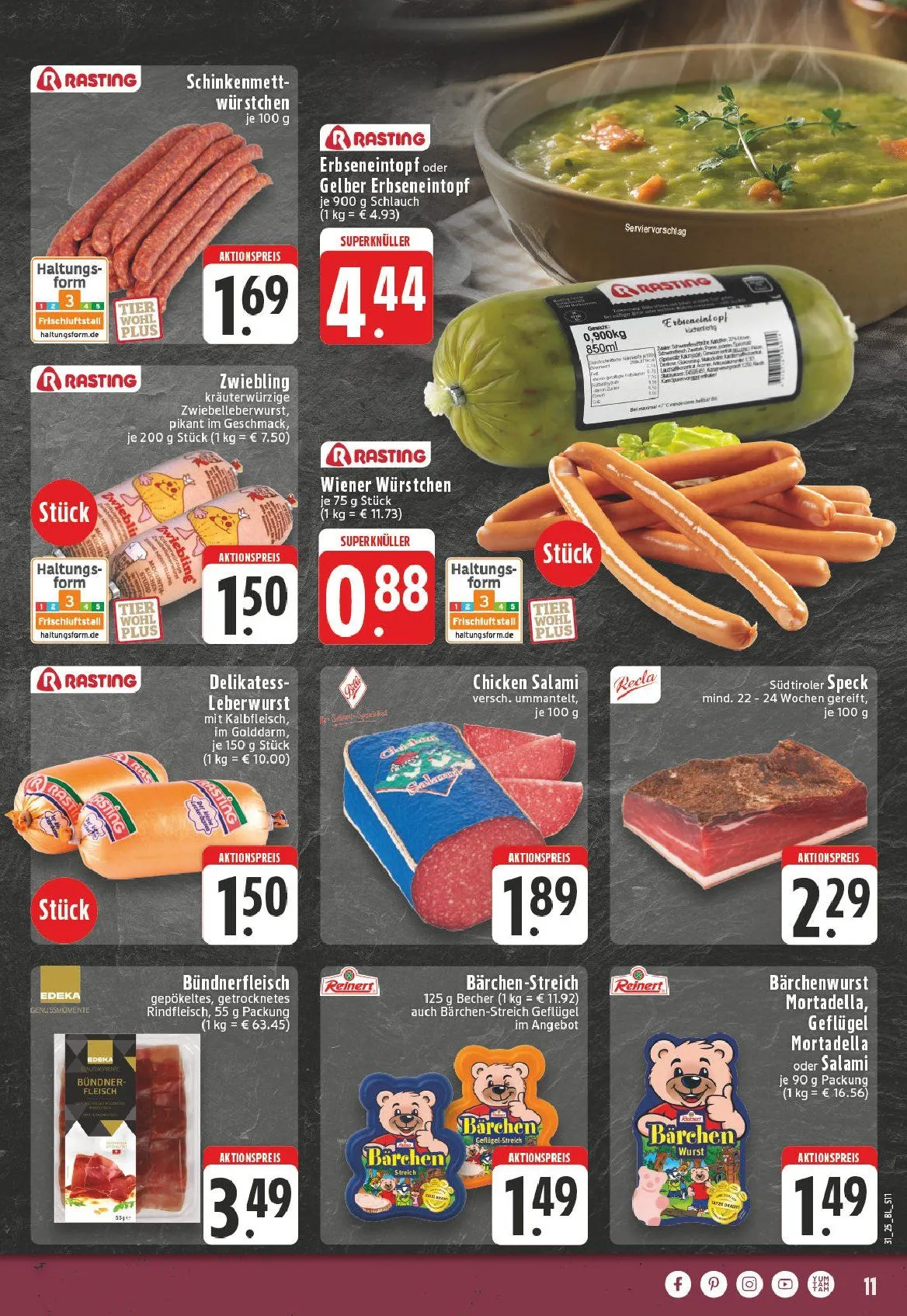 Edeka Prospekte von 28. Juli bis 2. August 2025 - Prospekt seite 11