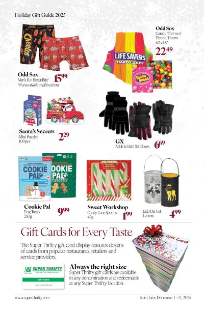 Super Thrifty Sales from December 1 to December 24 2025 - flyer page 11