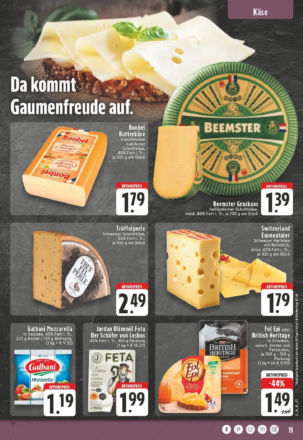 Edeka Prospekt von 19. Mai bis 24. Mai 2025 - Prospekt seite 11