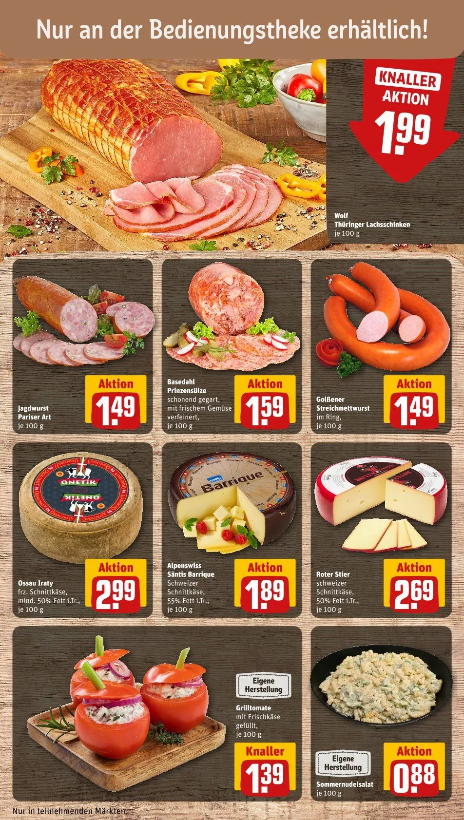 REWE Propsekt von 17. Juni bis 22. Juni 2025 - Prospekt seite 33