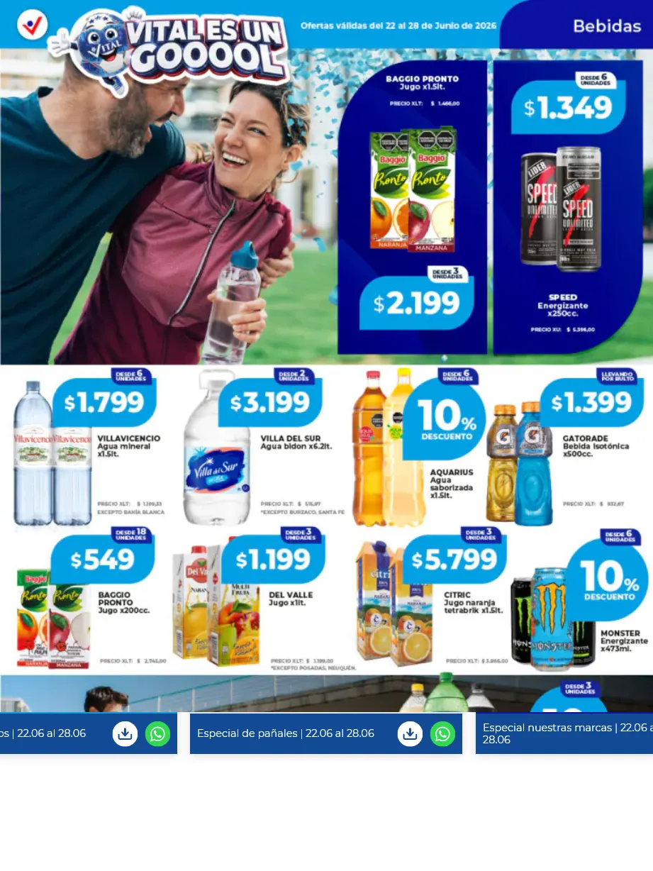 Ofertas de Vital Ofertas 22 de junio al 28 de junio 2026 - Página 11 del catálogo