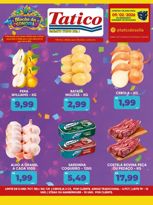 Encarte de  Folhetos Tatico  9 de fevereiro até 10 de fevereiro 2026 - Pagina 11