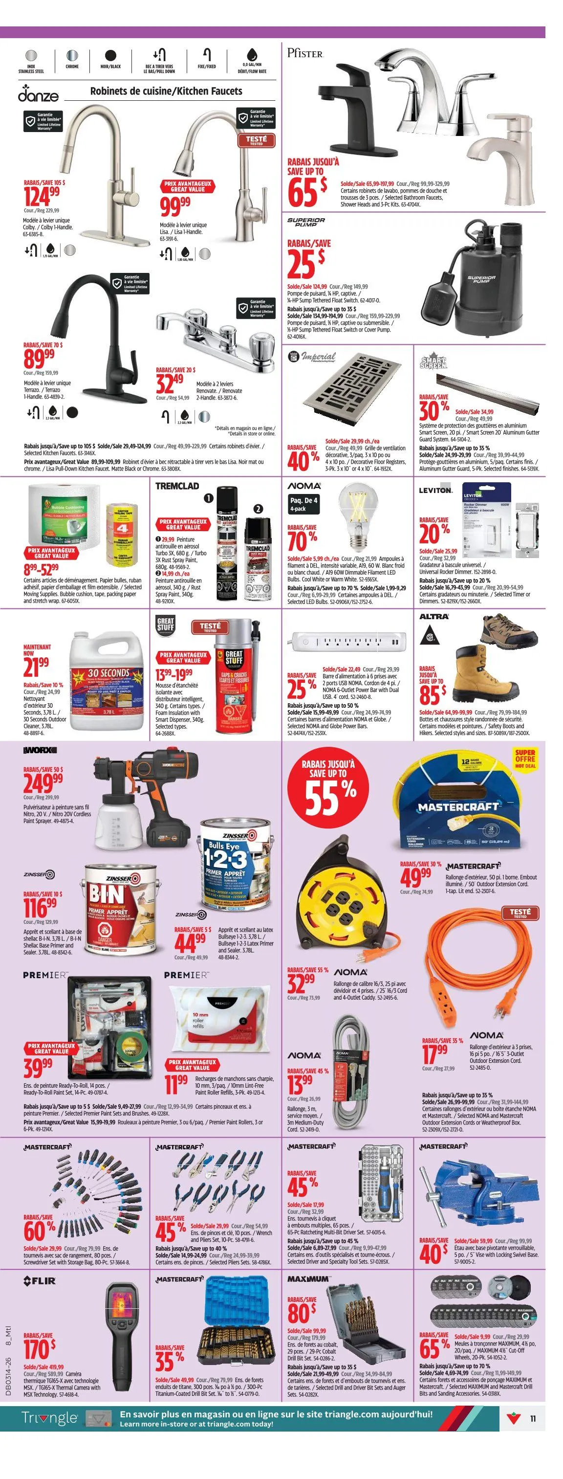 Canadian Tire Sales from April 2 to April 8 2026 - flyer page 11