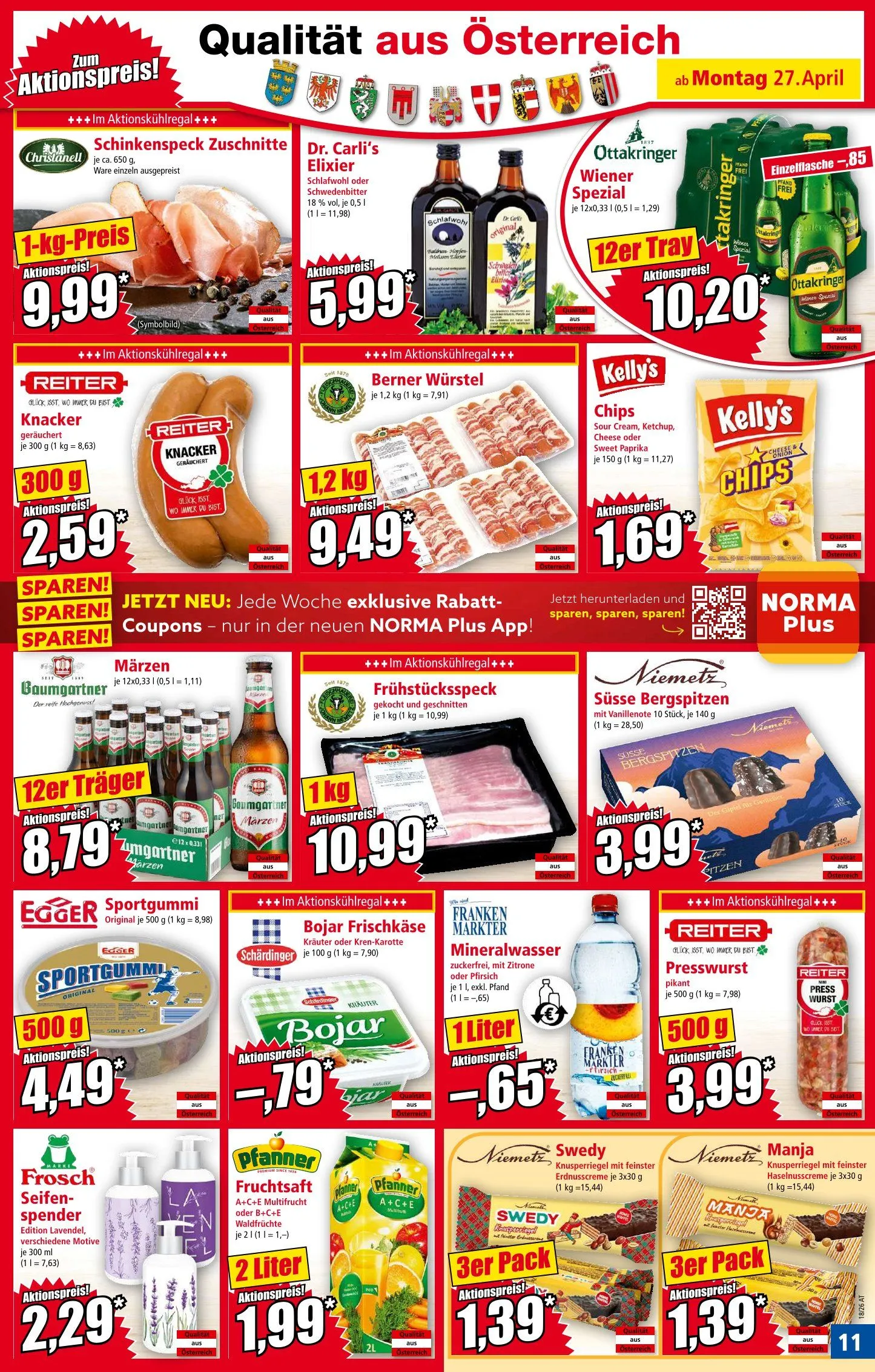 Norma Prospekt von 20. April bis 27. April 2026 - Flugblätt seite  11